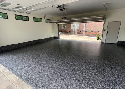 mooresville garage gets new epoxy floor