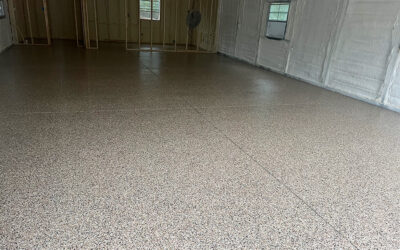 Oakboro Garage Gets New Epoxy Floor